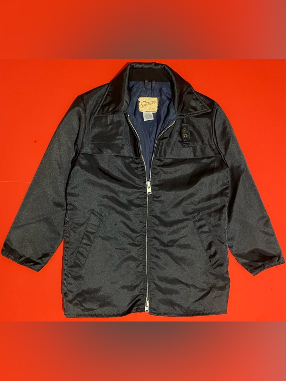 Sunshed Men's Black Lightweight Zip Jacket